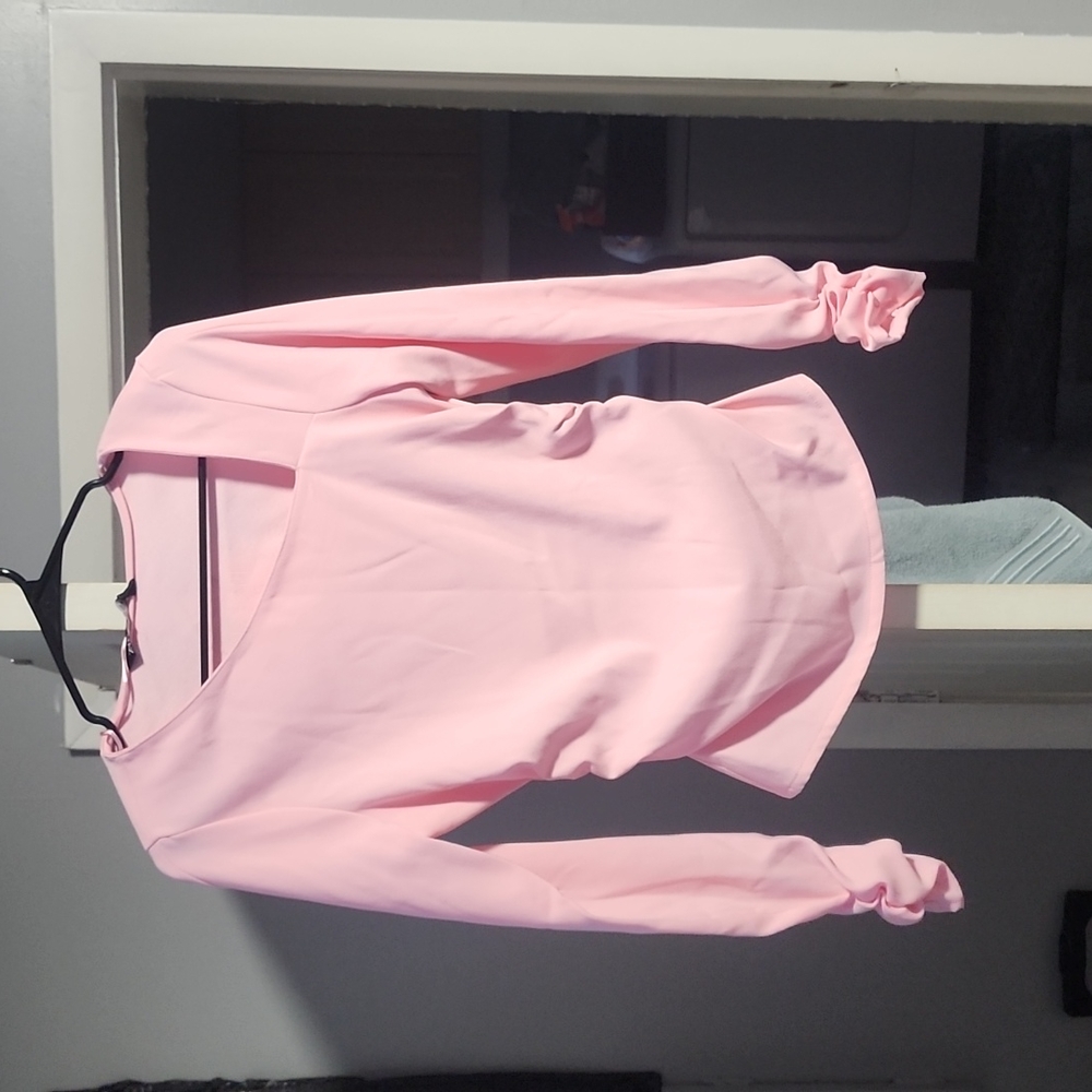 Zara womans size small pink blouse